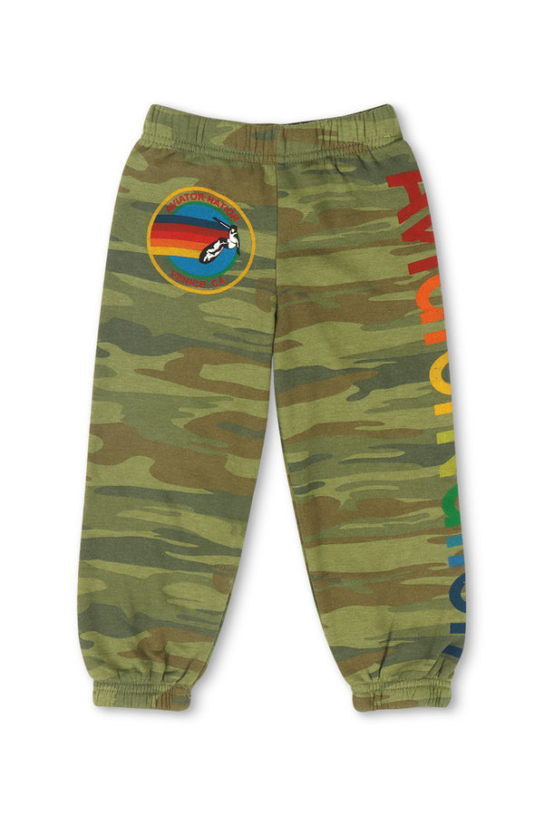 Camo aviator nation store sweatpants kids