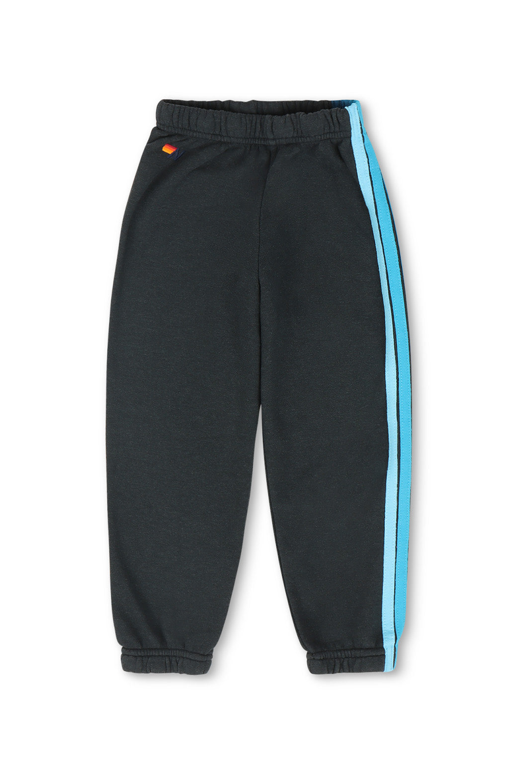 KID'S 5 STRIPE SWEATPANTS - CHARCOAL // BLUE