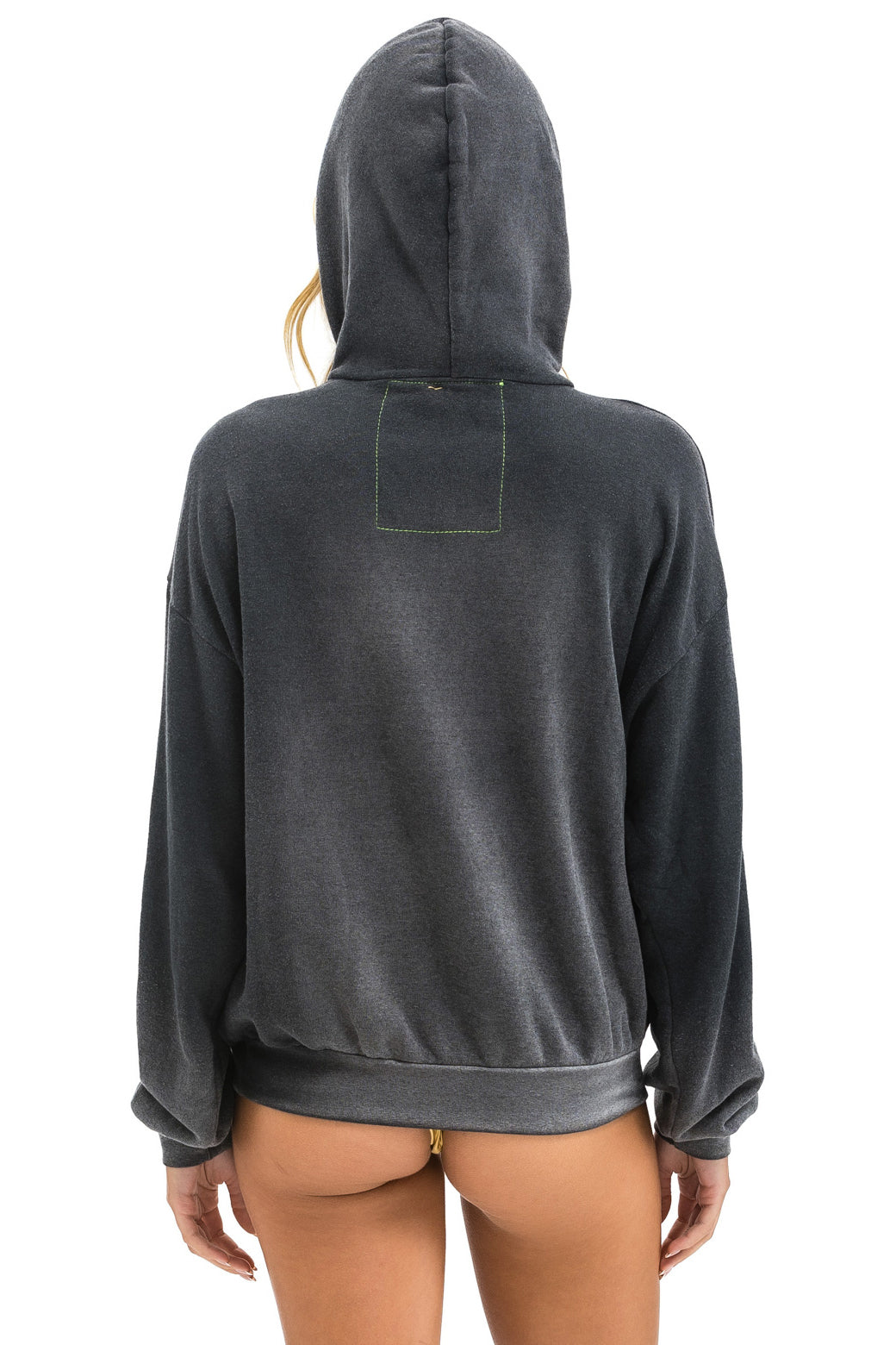 VINTAGE LOGO RELAXED PULLOVER HOODIE - FADED SMOKE