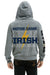 NOTRE DAME CFP 2025 UNISEX ZIP HOODIE - HEATHER GREY