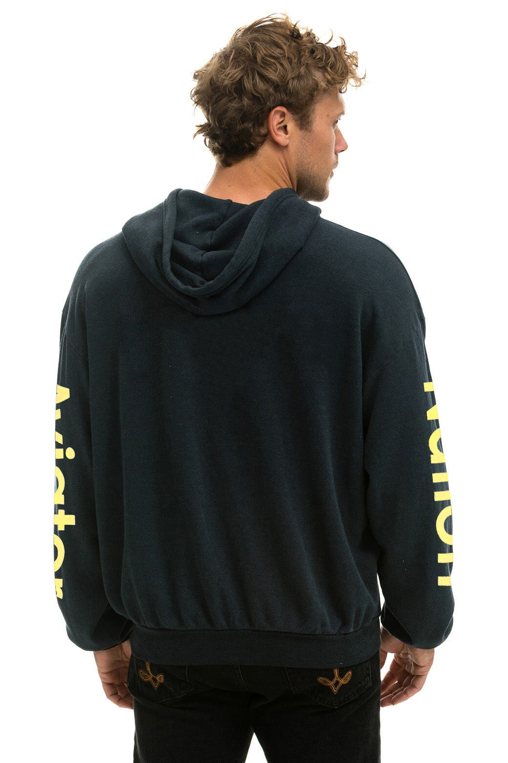 VANDERBILT LOGO PULLOVER HOODIE RELAXED - BLACK