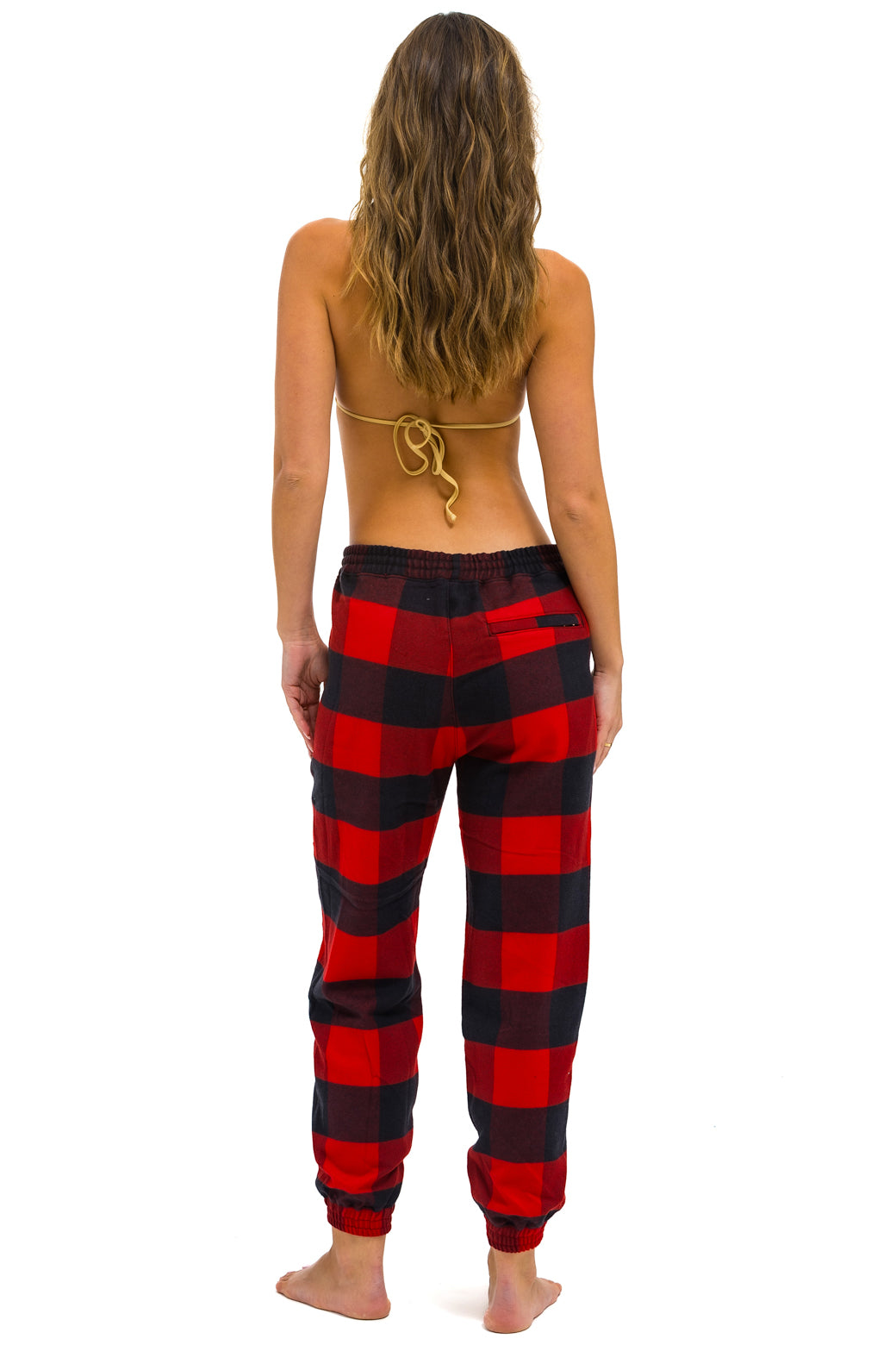 UNISEX PLAID LODGE PANT - BUFFALO PLAID