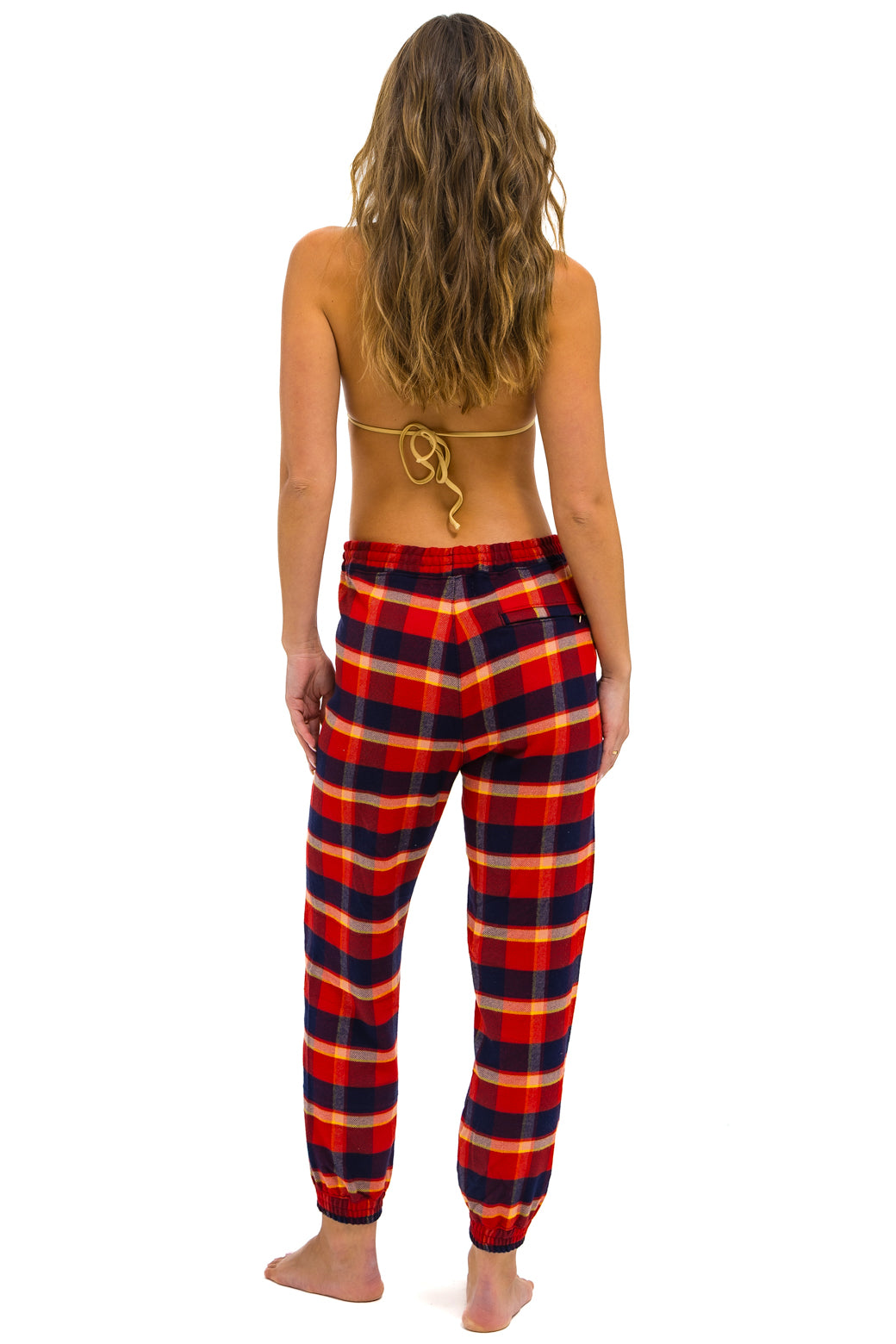 UNISEX PLAID LODGE PANT - RUGBY PLAID