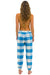 UNISEX PLAID LODGE PANT - SKY PLAID