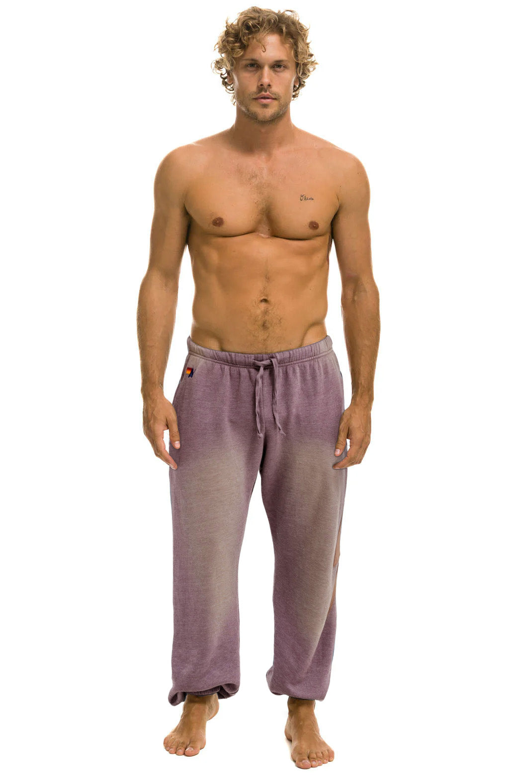 BOLT STITCH SWEATPANTS - FADED MOCHA