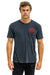 UNIVERSITY OF OKLAHOMA BOLT CREW TEE SHIRT - CHARCOAL