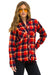 PLAID FLANNEL LIGHT WEIGHT UNISEX WESTERN SHIRT - RUGBY PLAID