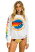 AVIATOR NATION NEW YORK CITY CREW SWEATSHIRT - WHITE