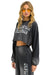 AN 3D CROPPED CREW SWEATSHIRT RELAXED - FADED SMOKE