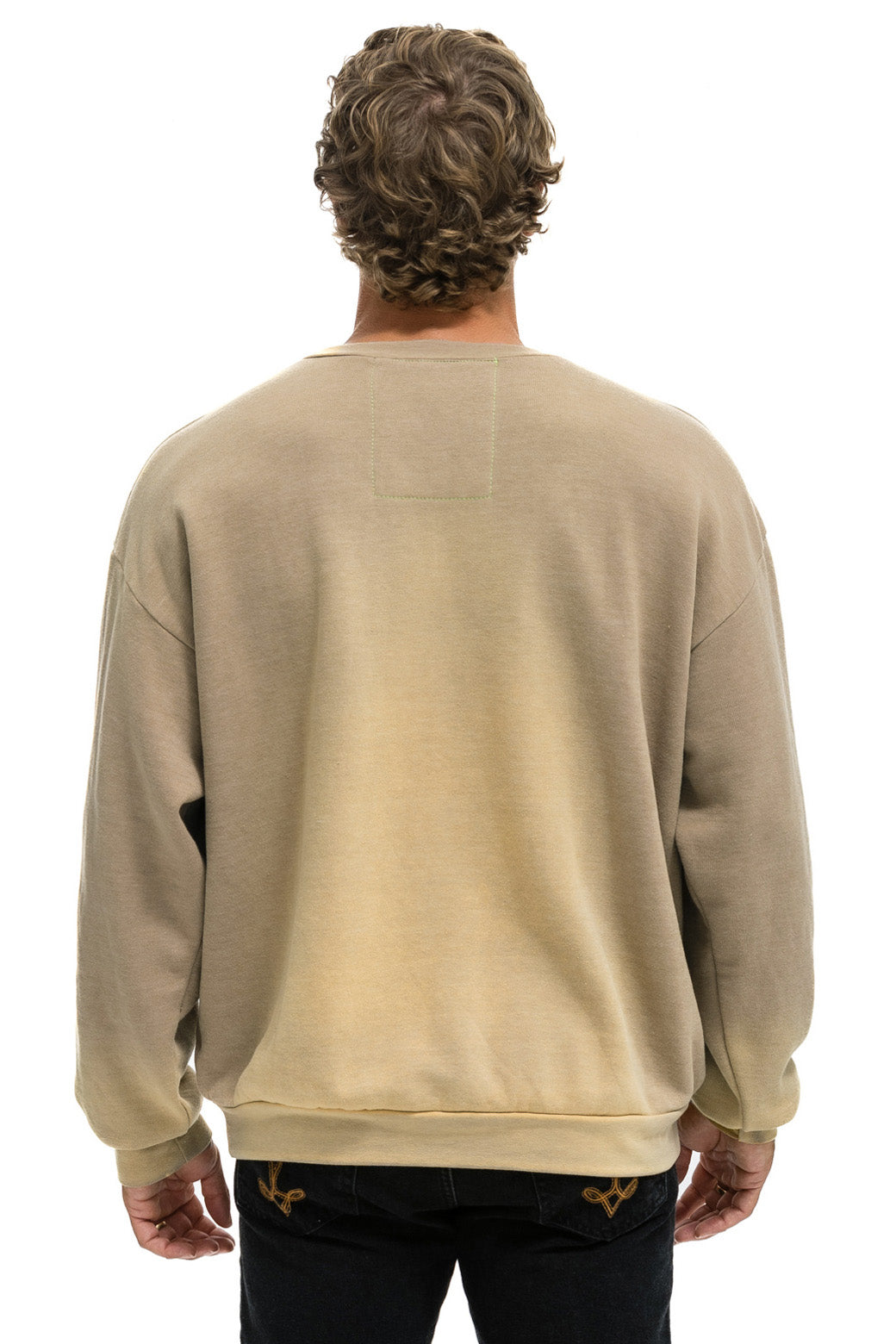 ESSENTIAL RELAXED CREW SWEATSHIRT - FADED TAN