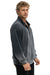 ESSENTIAL HALF ZIP RELAXED SWEATSHIRT - FADED SMOKE