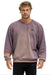 RUGBY STITCH RELAXED CREW SWEATSHIRT - FADED MOCHA