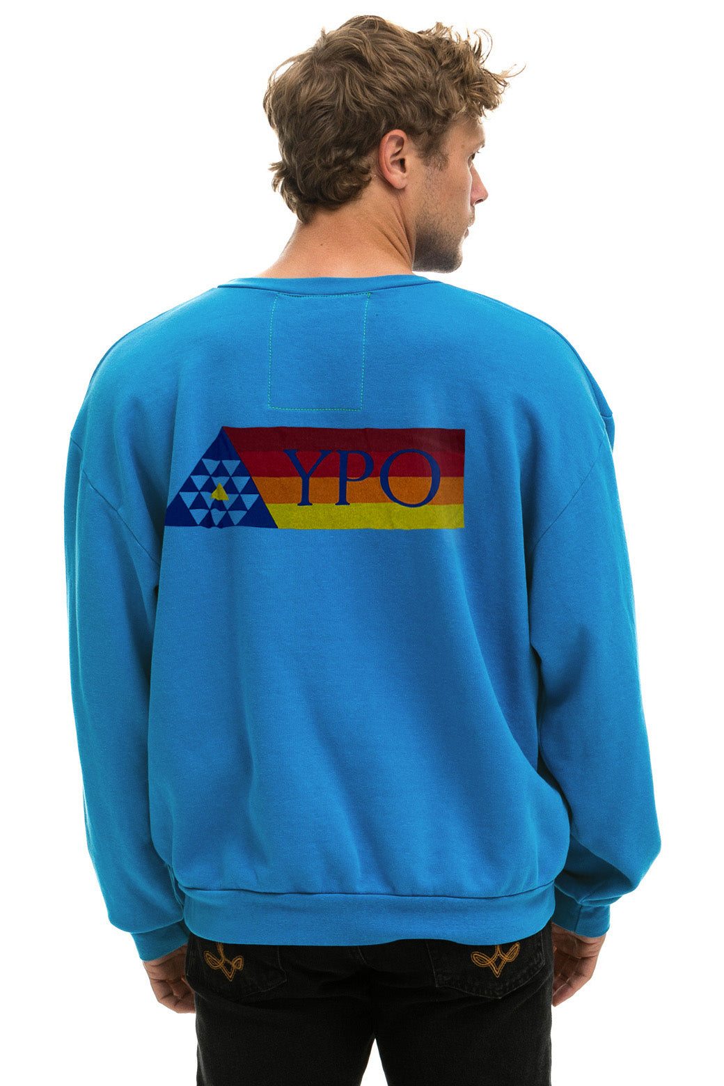 YPO 24 RELAXED CREW SWEATSHIRT - COBALT