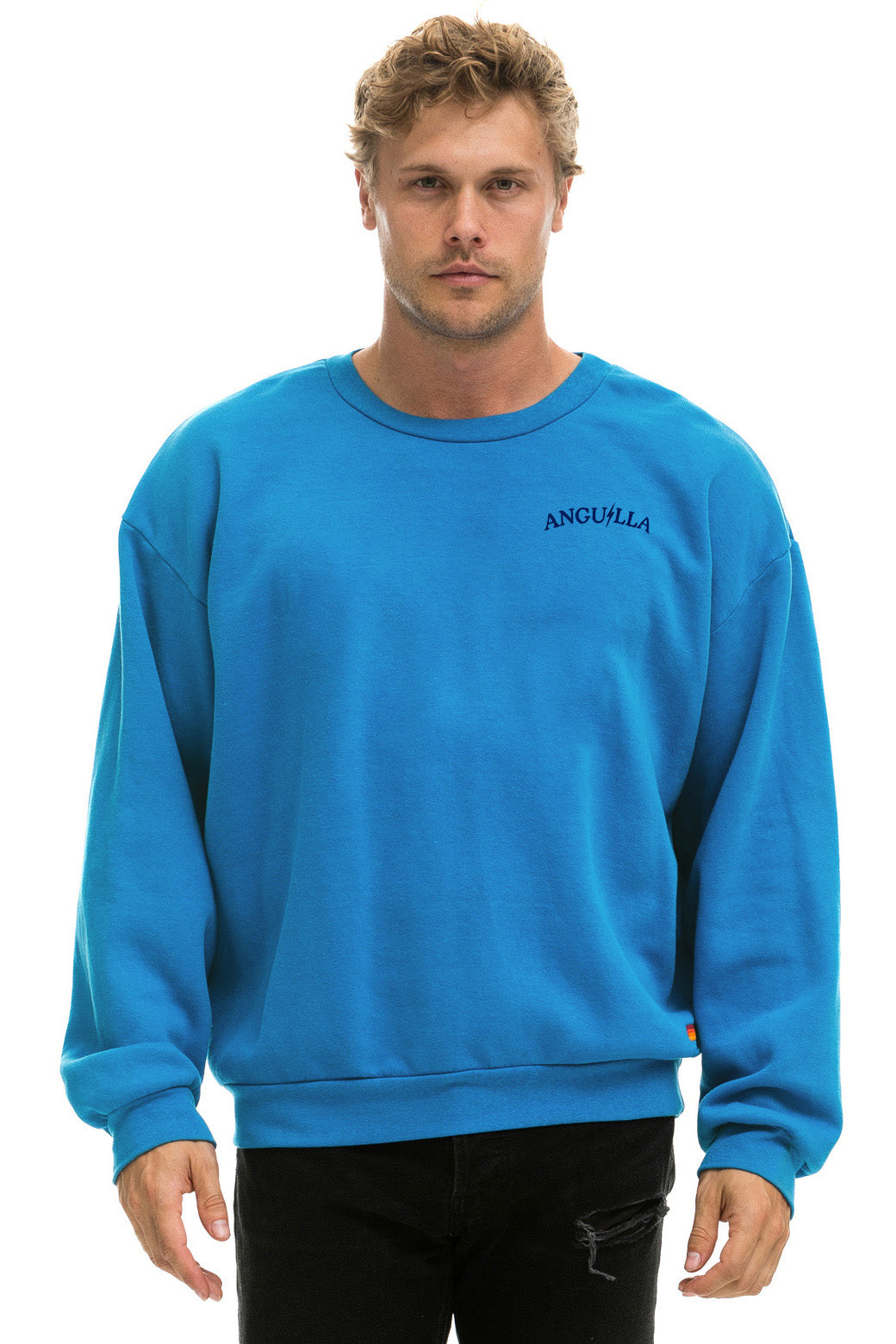 YPO 24 RELAXED CREW SWEATSHIRT - COBALT