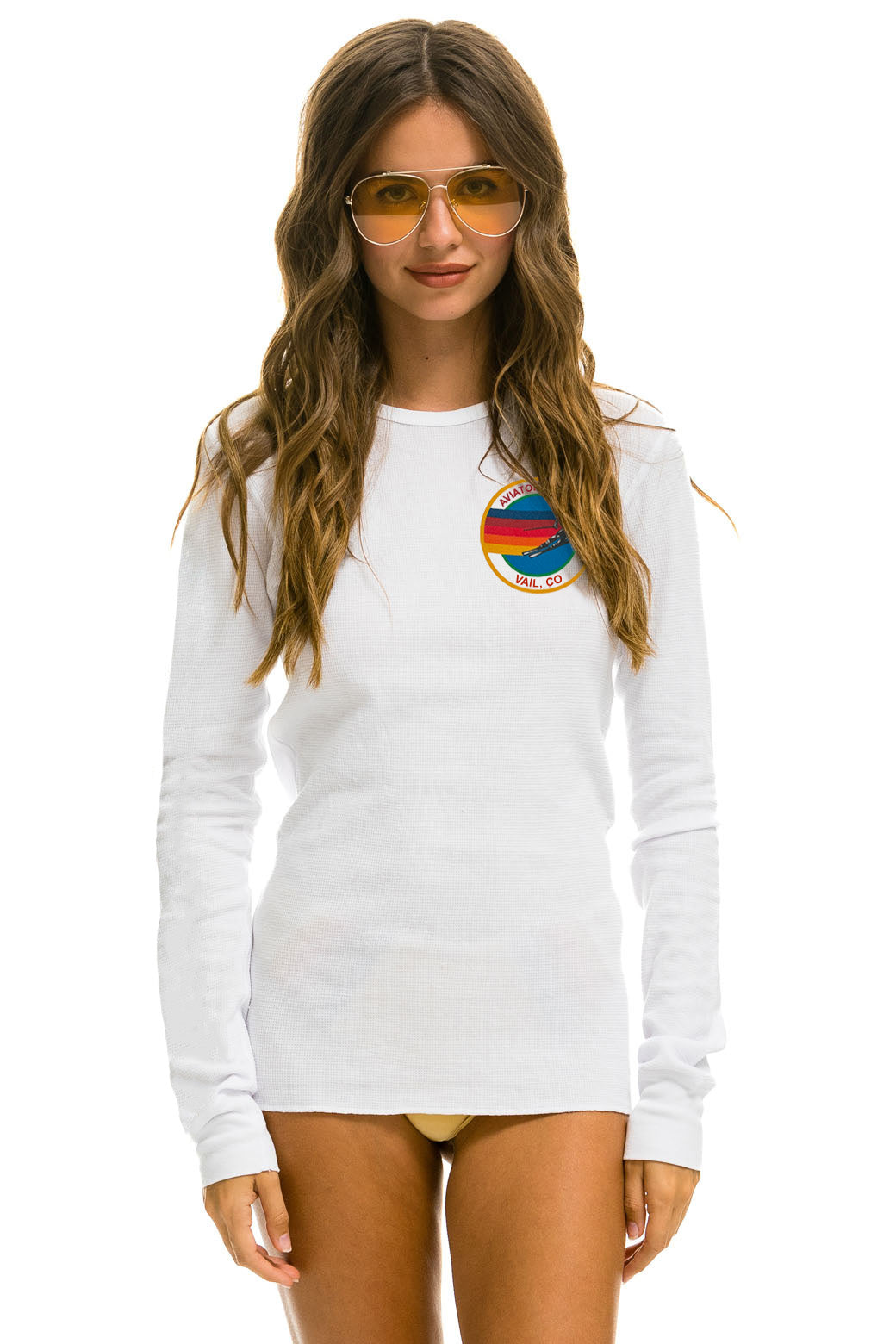 AVIATOR NATION VAIL THERMAL - WHITE