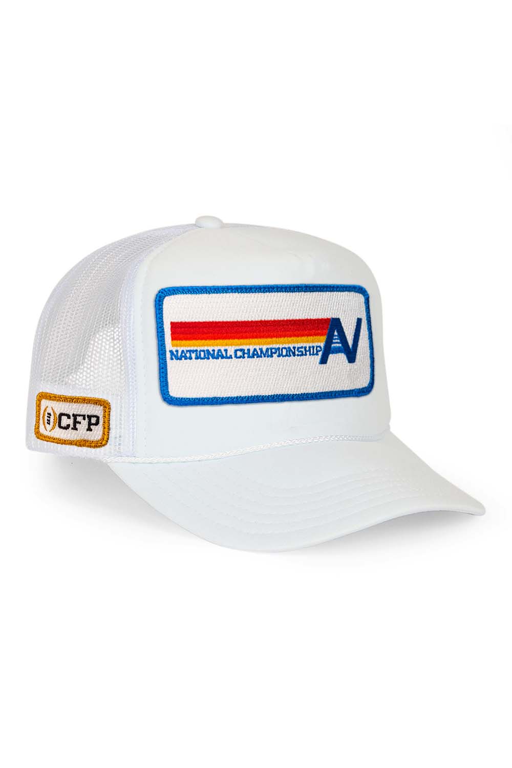 CFP NATIONAL CHAMPIONSHIP 2025 VINTAGE LOW RISE TRUCKER - WHITE