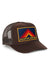 MOUNTAIN STRIPE VINTAGE TRUCKER HAT