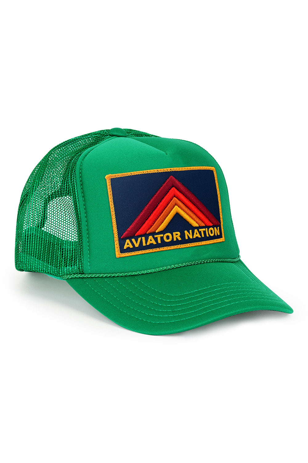 MOUNTAIN STRIPE VINTAGE TRUCKER HAT