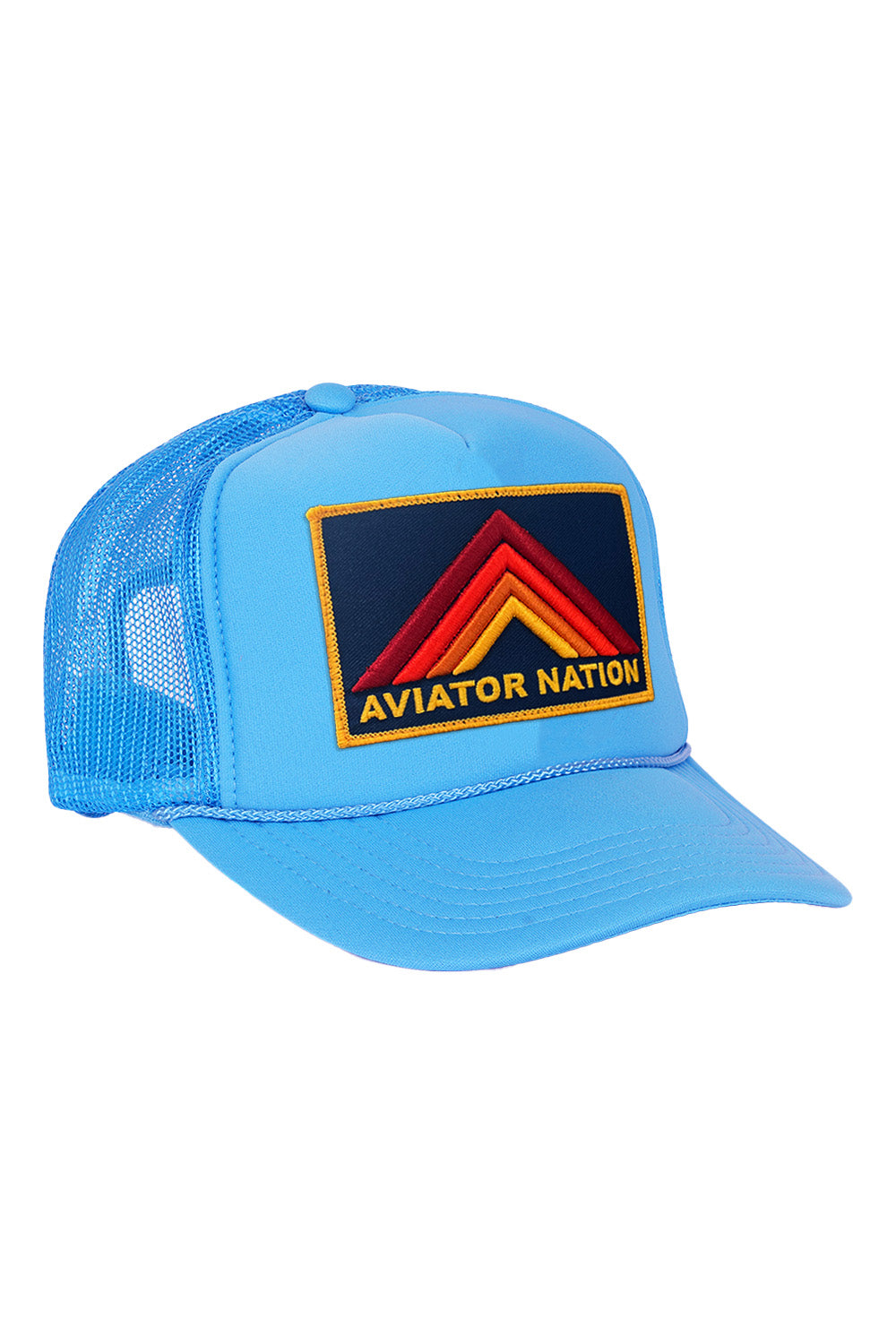 MOUNTAIN STRIPE VINTAGE TRUCKER HAT