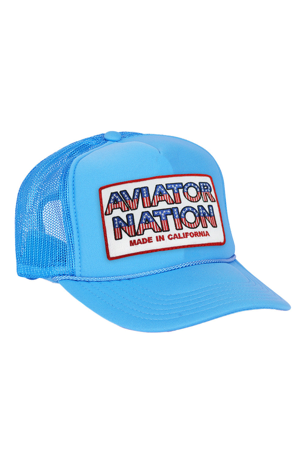 Rare Aviator Nation Trucker Hat Blue store Mountain Adjustable