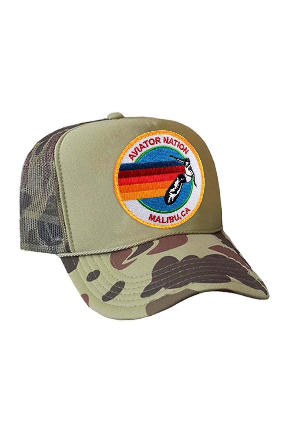 AVIATOR NATION MALIBU VINTAGE TRUCKER HAT