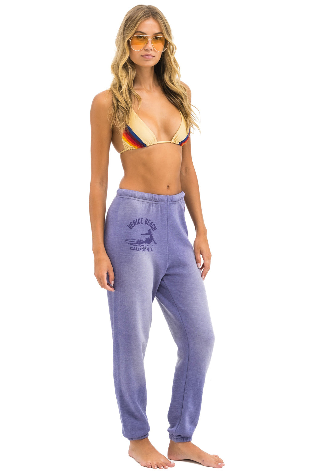 VENICE SURFER SWEATPANTS - FADED GRAPE