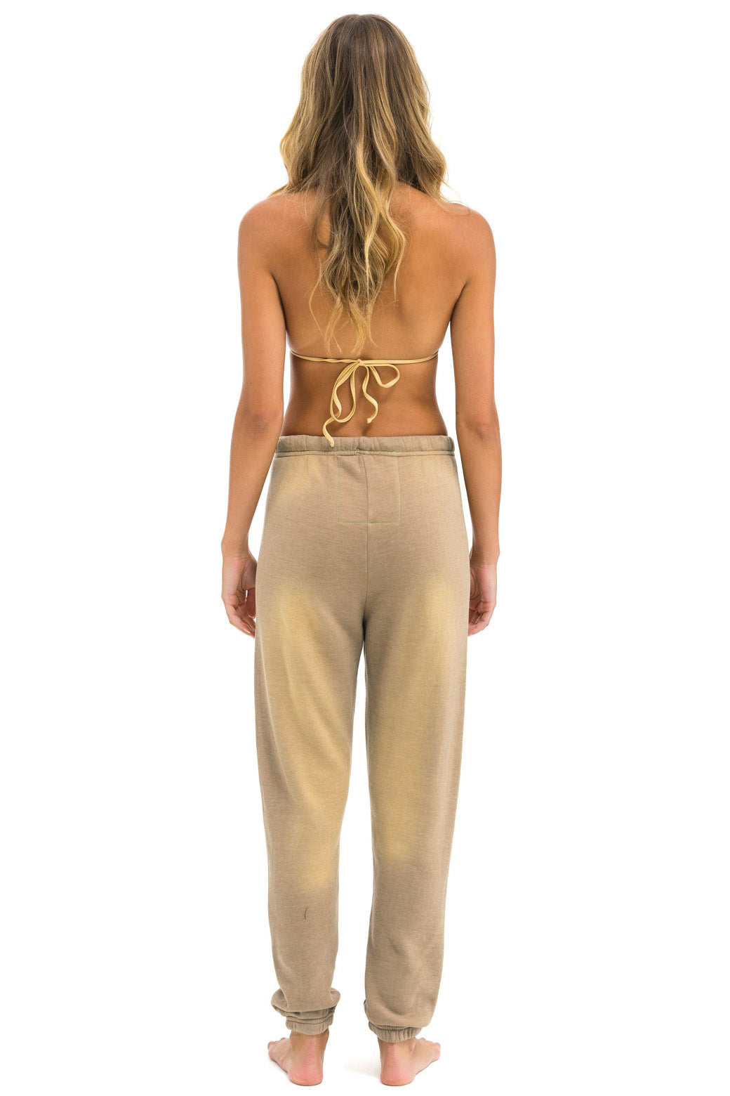 Aviator Nation Faded Golden Ombre Joggers Womens Small 2024