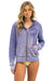 VENICE SURFER ZIP HOODIE - FADED GRAPE