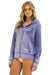 VENICE SURFER ZIP HOODIE - FADED GRAPE