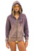 VENICE SURFER ZIP HOODIE - FADED MOCHA