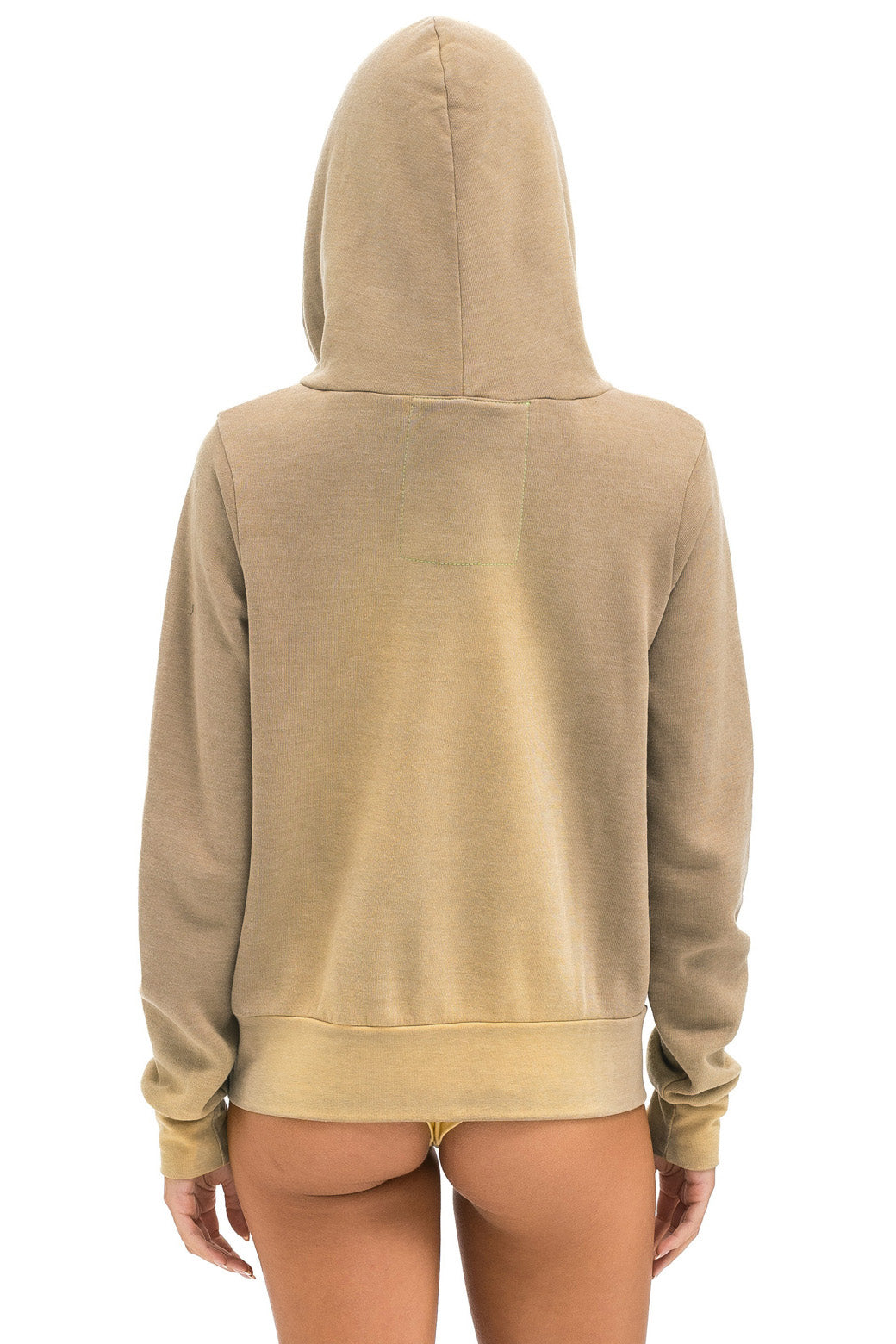 VENICE SURFER ZIP HOODIE - FADED TAN