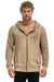 VENICE SURFER ZIP HOODIE - FADED TAN