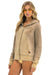 VENICE SURFER ZIP HOODIE - FADED TAN