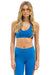 WOMEN'S 5 STRIPE V-CUT SPORTS BRA - CARRIBEAN