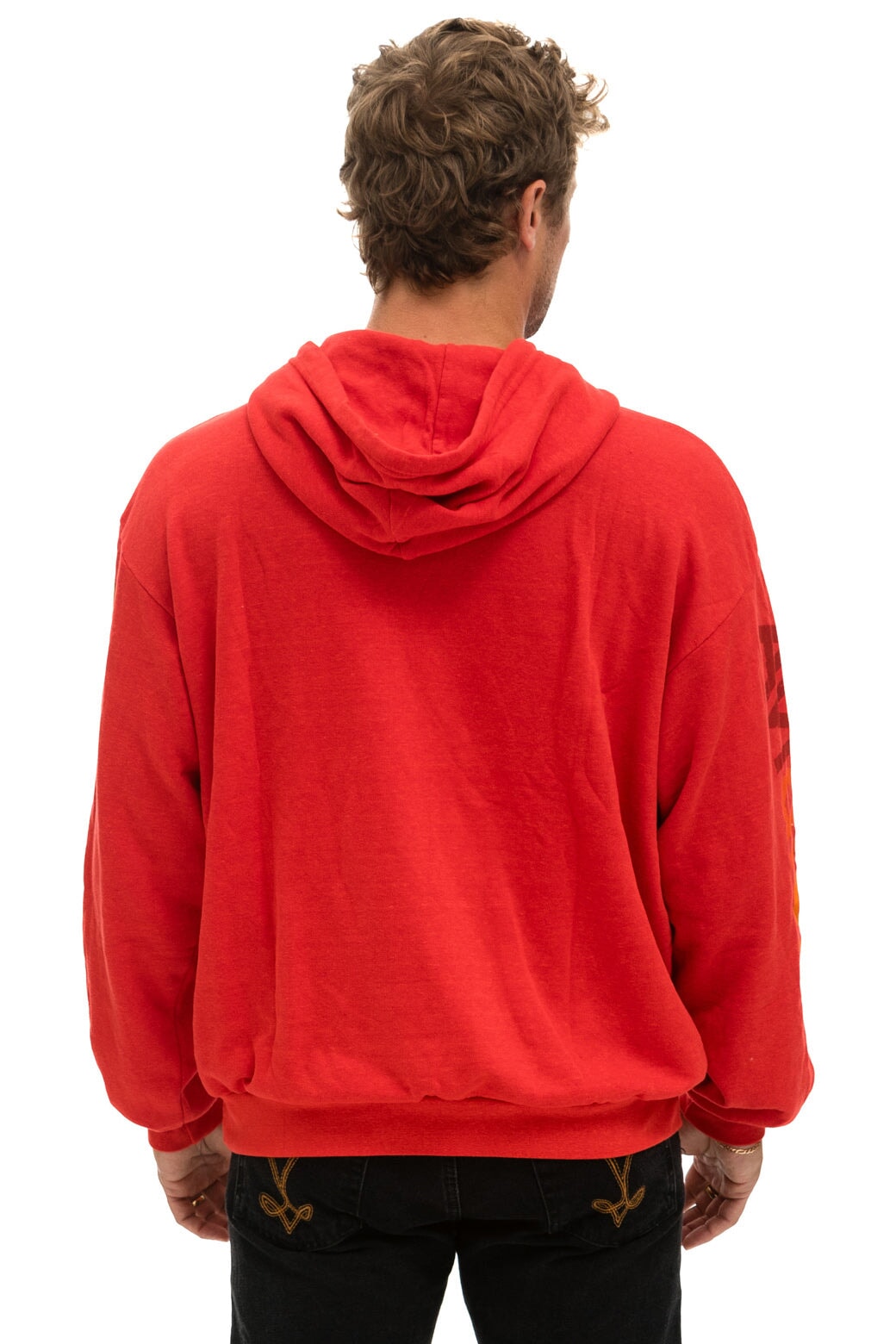 Aviator Nation Red Hoodie store Flesh M