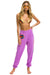 AVIATOR NATION HAMPTONS SWEATPANTS - NEON PURPLE Women's Sweatpants Aviator Nation 