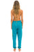 AVIATOR NATION LAGUNA BEACH SWEATPANTS - TEAL Women's Sweatpants Aviator Nation 