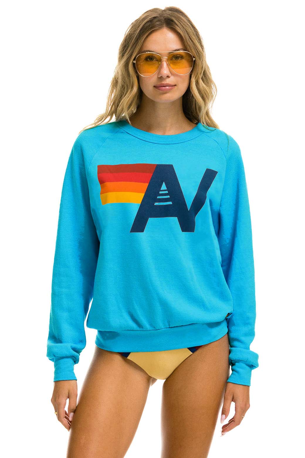 Aviator nation outlet neon sweatshirt