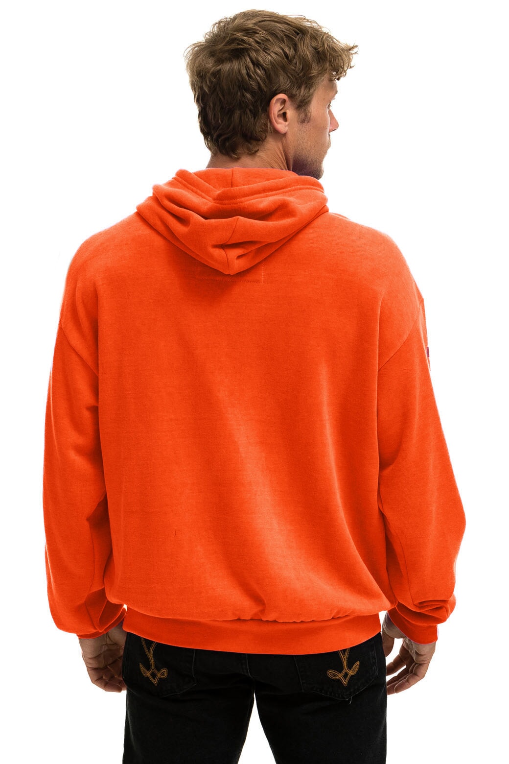 AVIATOR NATION MIAMI RELAXED PULLOVER HOODIE - ORANGE Hoodie Aviator Nation 