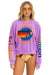 AVIATOR NATION RELAXED CREW SWEATSHIRT - NEON PURPLE Sweatshirt Aviator Nation 