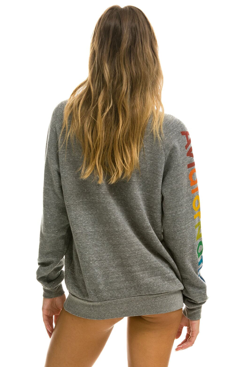 AVIATOR NATION SWEATSHIRT ASPEN - HEATHER GREY Sweatshirt Aviator Nation 