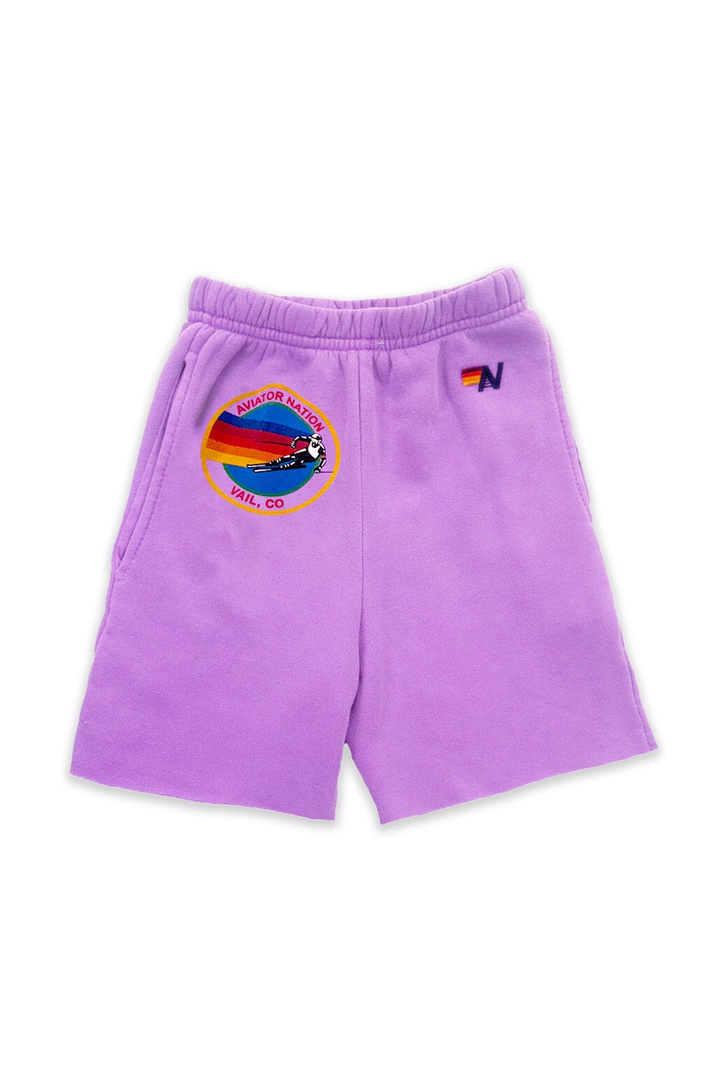 AVIATOR NATION VAIL KIDS SWEATSHORTS - NEON PURPLE Kid&#39;s Shorts Aviator Nation 