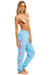 BOLT 4 SWEATPANTS - SKY // NEON PINK Women's Sweatpants Aviator Nation 