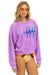 BOLT GRADIENT RELAXED CREW SWEATSHIRT - NEON PURPLE // PURPLE Sweatshirt Aviator Nation 