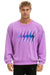 BOLT GRADIENT RELAXED CREW SWEATSHIRT - NEON PURPLE // PURPLE Sweatshirt Aviator Nation 