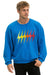 BOLT GRADIENT RELAXED CREW SWEATSHIRT - OCEAN // RAINBOW Sweatshirt Aviator Nation 