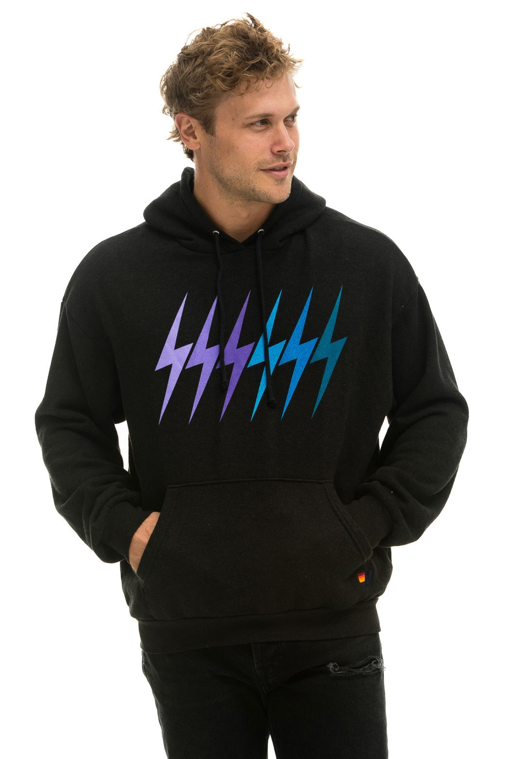 Purple and blue discount hoodie