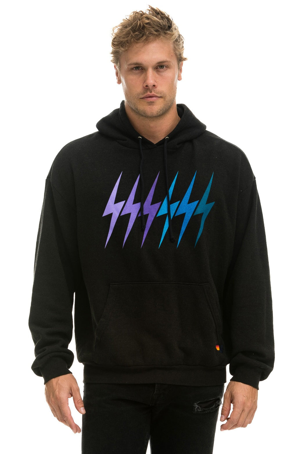 Black purple clearance hoodie