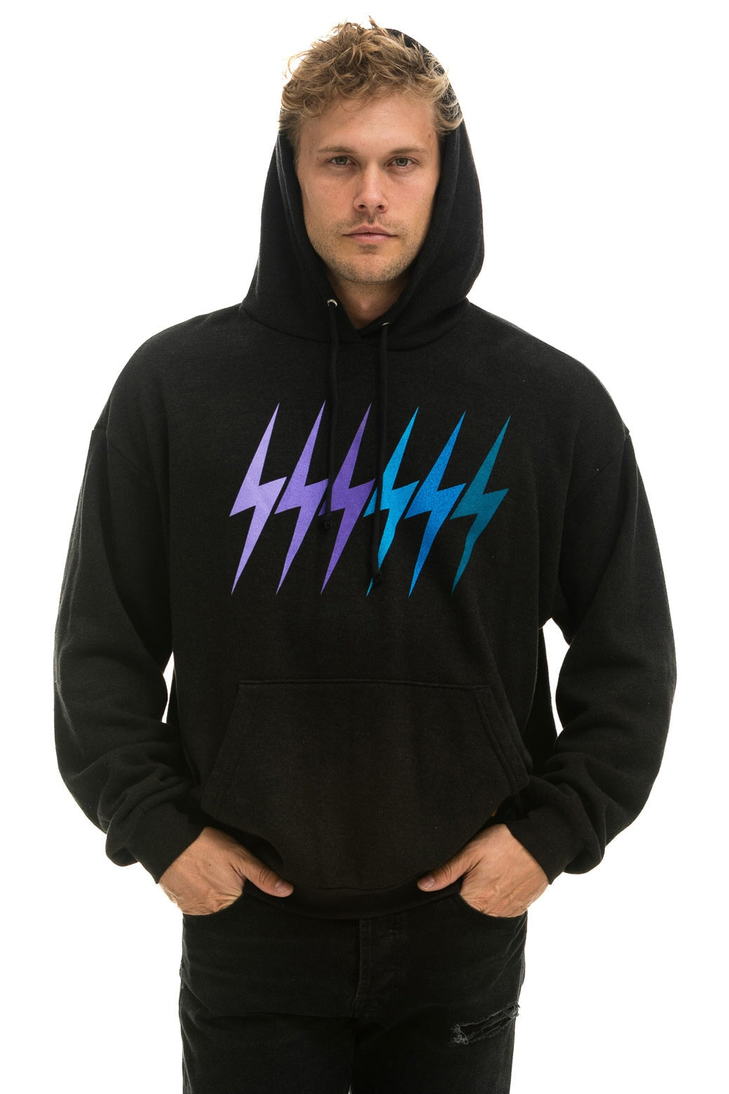 Hoodie 2025 black purple