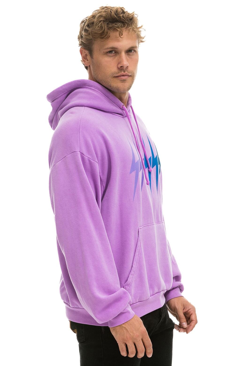 Neon cheap purple hoodie